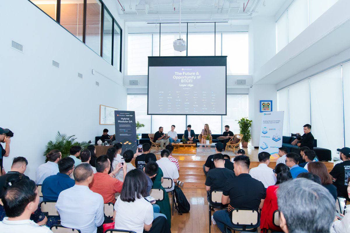 BTCFi panel at a LayerEdge event